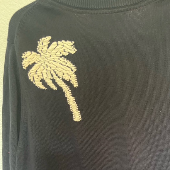 Tommy Bahama Ladies Navy with White Palm Tree Sweater size XL - Picture 6 of 8
